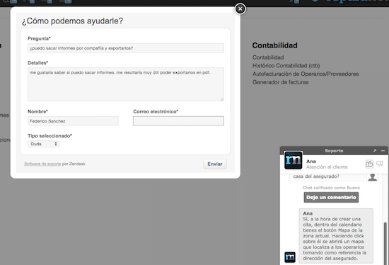 Reparanet, software de gestion